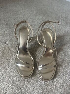 Mix No 6 Gold Harlow Heels